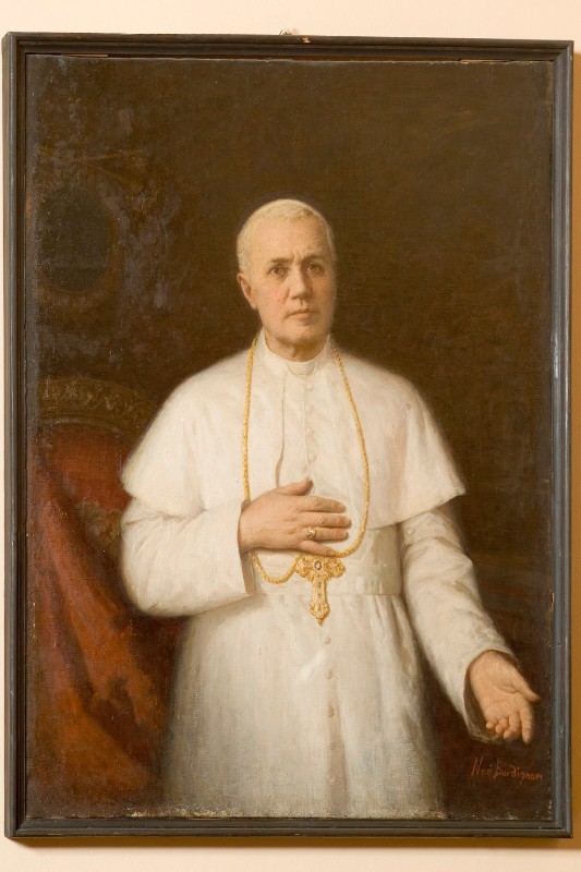 Bordignon N. sec. XX, Ritratto di Papa Pio X