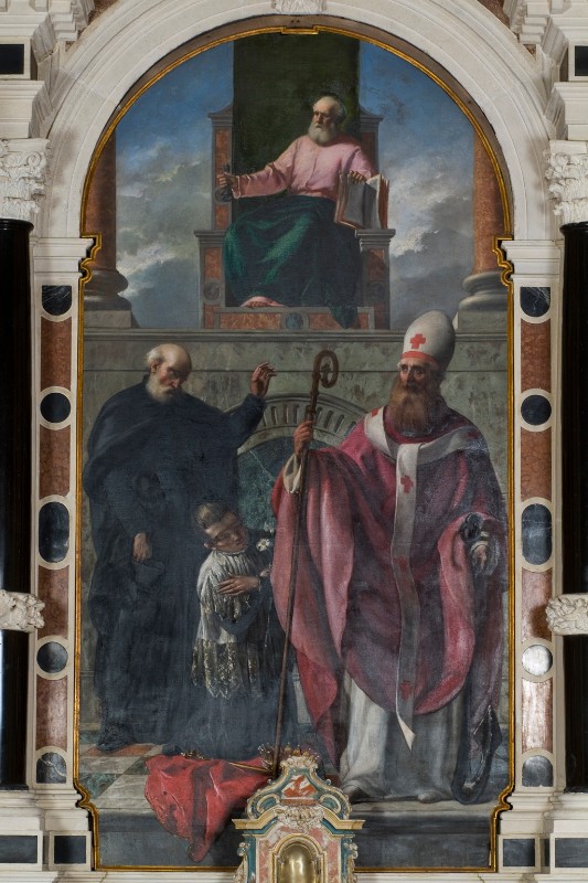Locatelli G.F. (1875), San Pietro apostolo in trono e santi