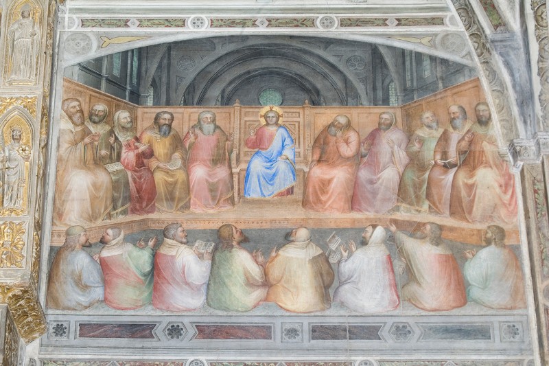 Giusto de' Menabuoi sec. XIV, Gesù nel tempio tra i dottori