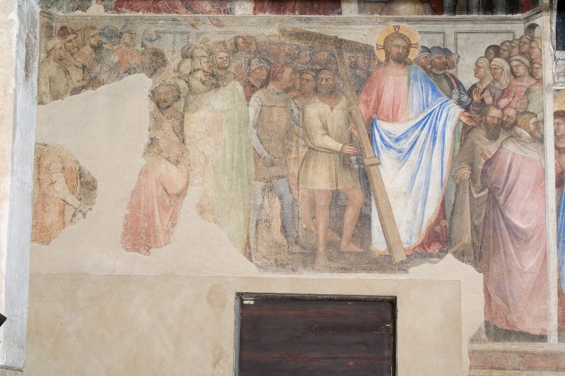 Giusto de' Menabuoi sec. XIV, Gesù Cristo sale sul monte Calvario