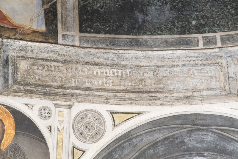 Giusto de' Menabuoi sec. XIV, Iscrizione dipinta 3/17
