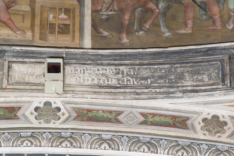 Giusto de' Menabuoi sec. XIV, Iscrizione dipinta 14/17