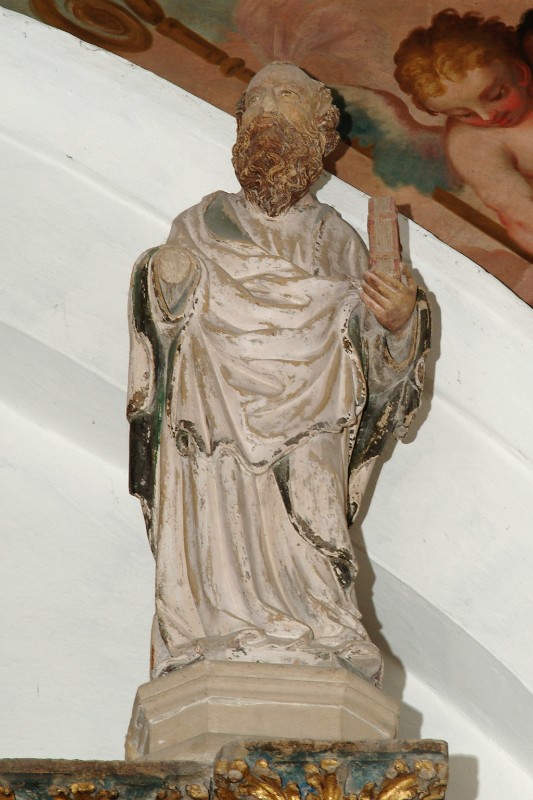 Bottega veneta sec. XIV, Santo del monumento Zabarella a destra