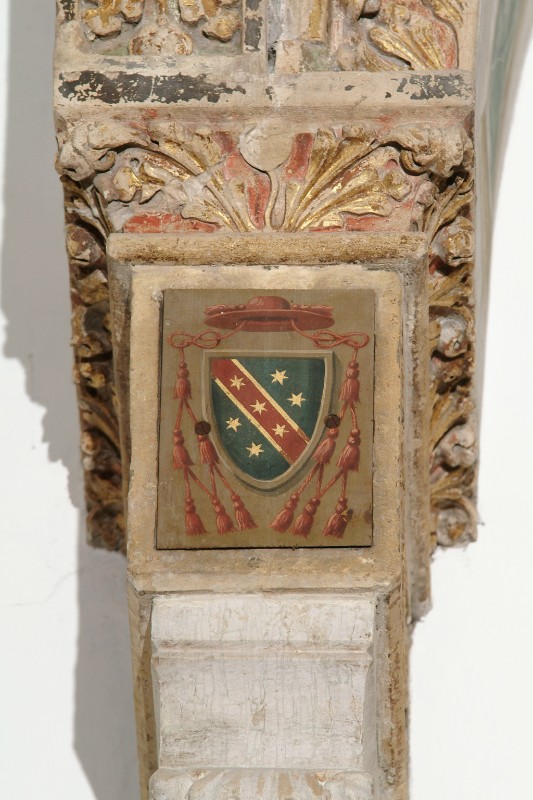 Ambito veneto sec. XIX, Stemma del cardinale Zabarella a sinistra