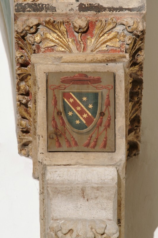 Ambito veneto sec. XIX, Stemma del cardinale Zabarella a destra