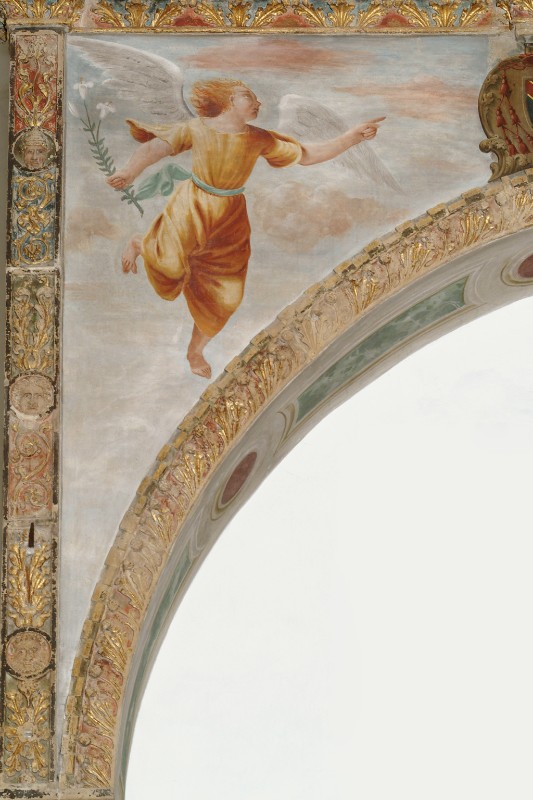 Ambito veneto sec. XVII, Angelo annunciante del monumento Zabarella