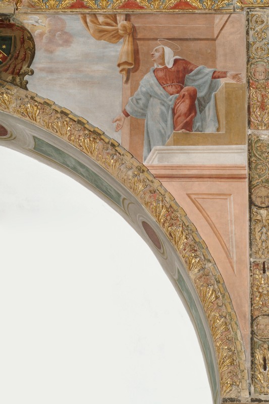 Ambito veneto sec. XVII, Madonna annunciata del monumento Zabarella