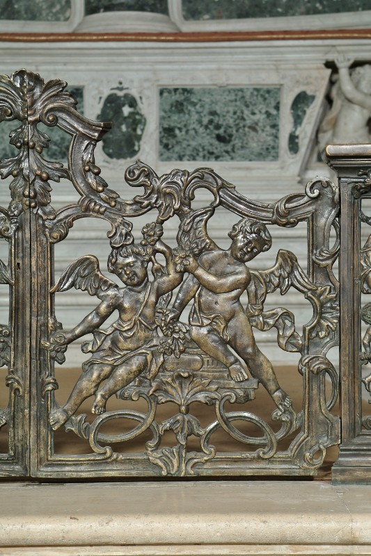 Bottega veneta sec. XVIII, Cancello cappella di San Lorenzo terzo da sinistra