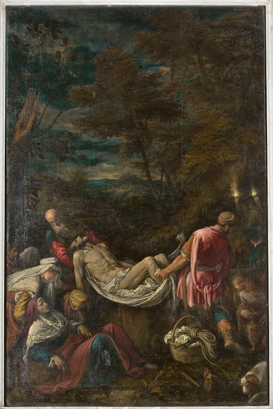 Dal Ponte J. (1574), Trasporto di Gesù Cristo nel sepolcro