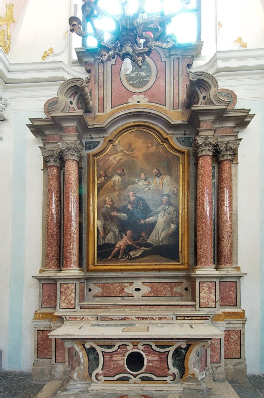Maestranze bresciane prima metà sec. XVIII, Altare di S. Antonio abate