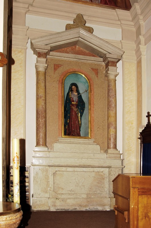 Maestranze trentine (1901), Altare laterale della Madonna addolorata