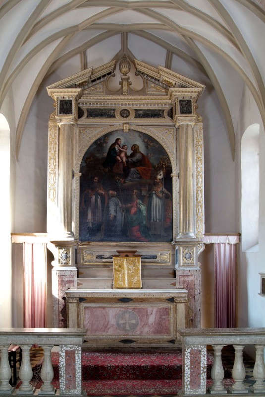 Bottega trentina (1632 circa), Altare maggiore