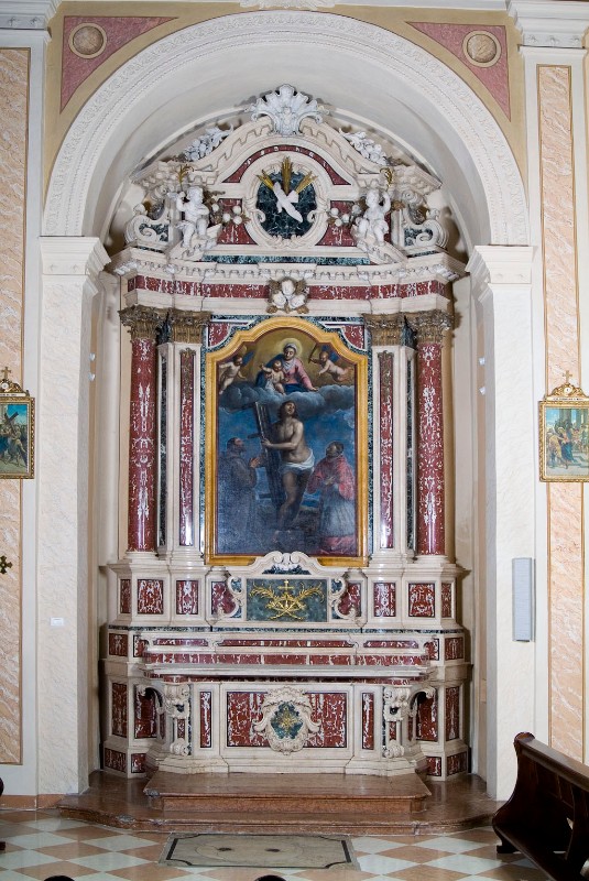 Maestranze bresciane metà sec. XVIII, Altare di S. Lorenzo