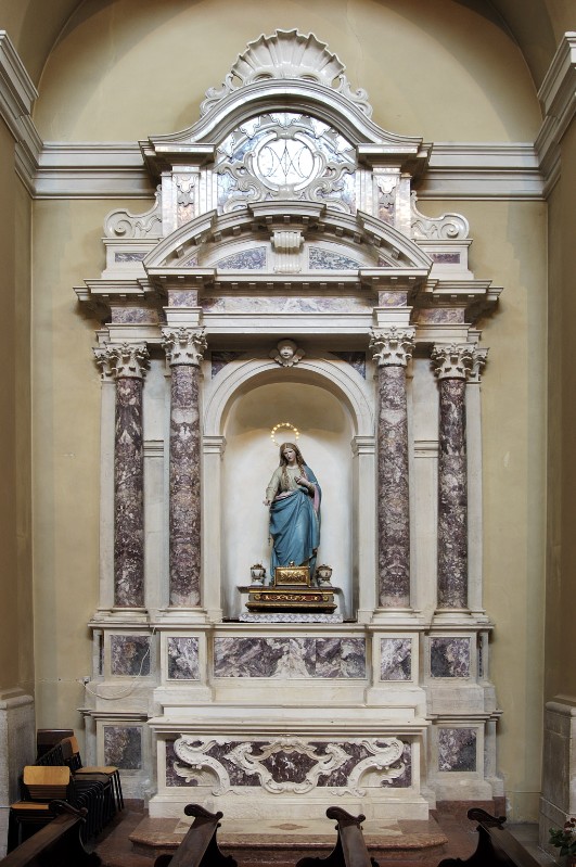 Maestranze venete seconda metà sec. XVIII, Altare della Madonna del rosario