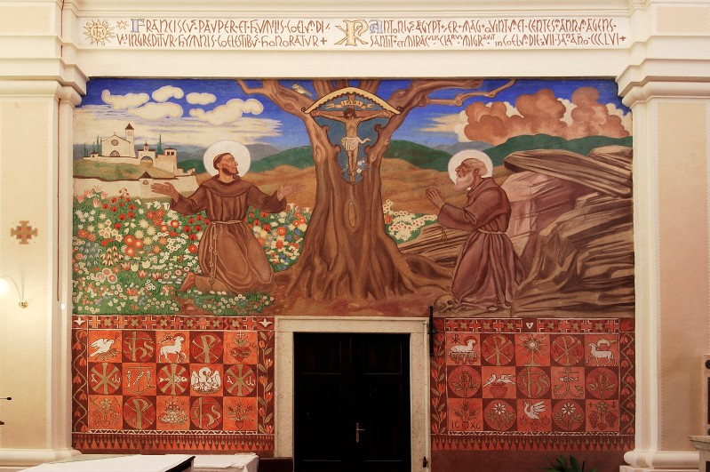 Fasal S. A. (1929), Dipinti della parete sinistra del presbiterio