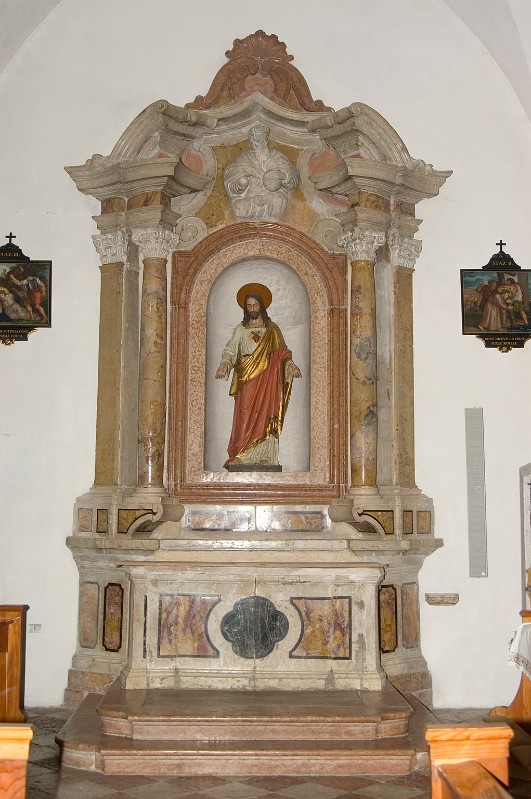 Maestranze castionesi (1799), Altare laterale del Sacro Cuore di Gesù
