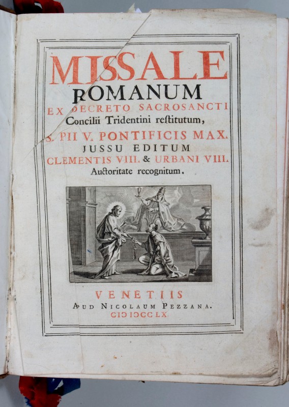 Tipografia Pezzana (1760), Messale