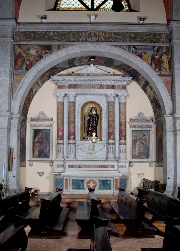 Maestranze trentine (1860), Altare laterale della Madonna addolorata