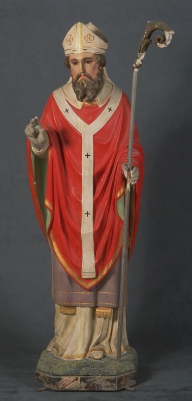 Bott. italiana sec. XX, Statua raffigurante San Prospero Vescovo