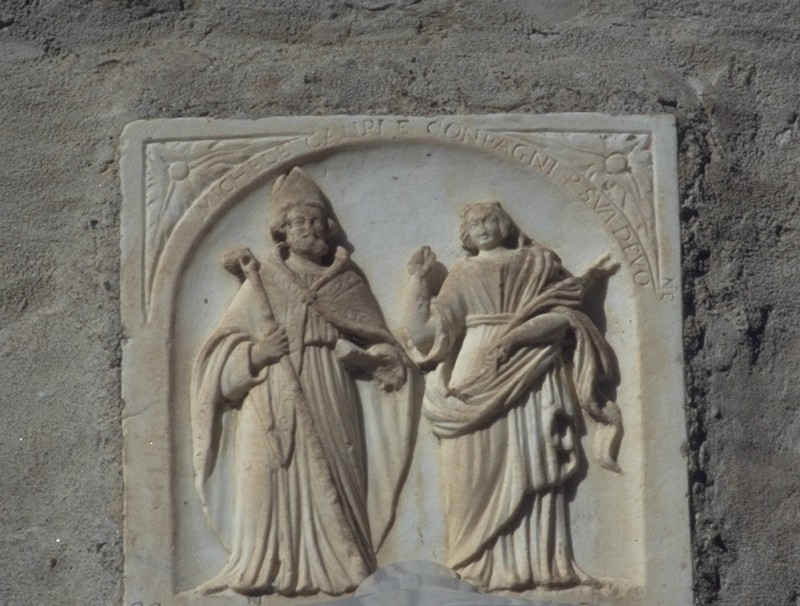 Ambito emiliano sec. XVIII, Santa Giustina e San Cipriano martiri