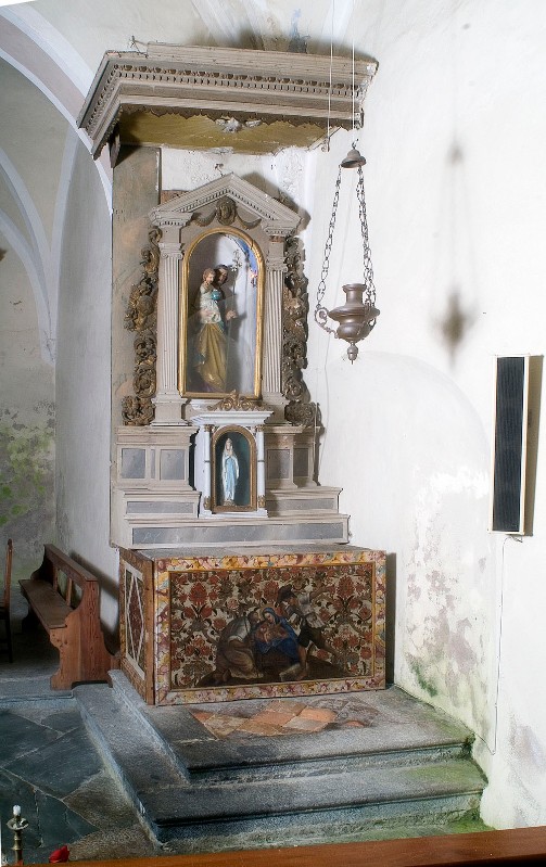 Bottega trentina secc. XVII-XIX, Altare laterale di S. Giuseppe