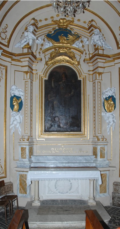 Bottega abruzzese sec. XVIII, Altare laterale di S. Nicola di Bari
