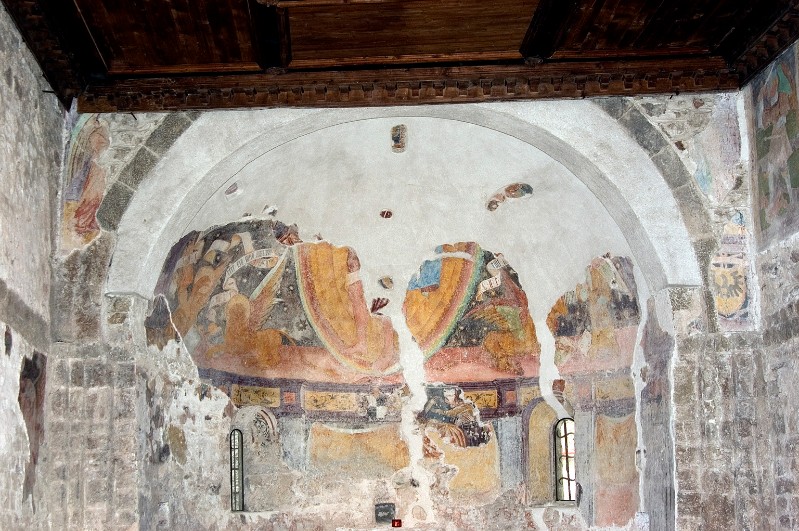 Ambito trentino (1530-1539), Affreschi dell'arco santo e dell'abside