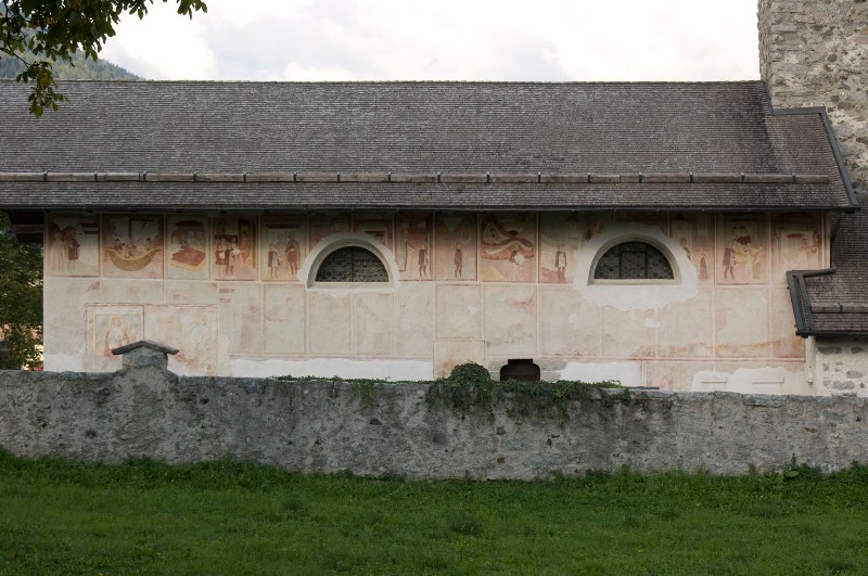 Baschenis D. (1474), Affreschi della parete sud