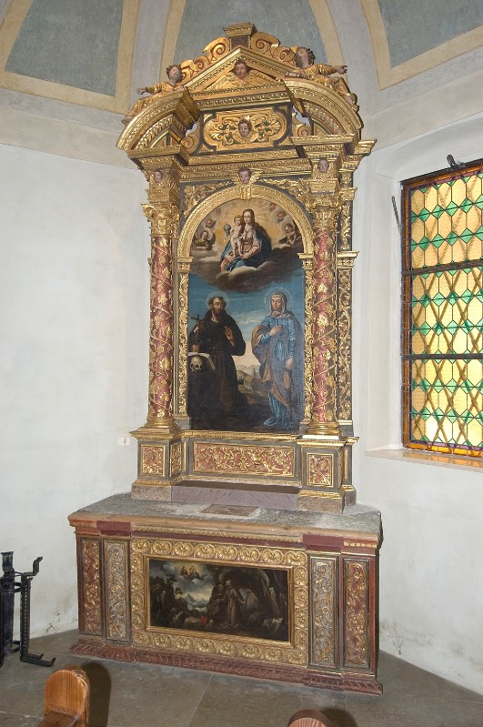 Bottega trentina terzo quarto sec. XVII, Altare laterale destro