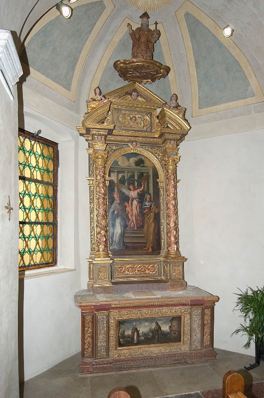 Bottega trentina terzo quarto sec. XVII, Altare laterale sinistro