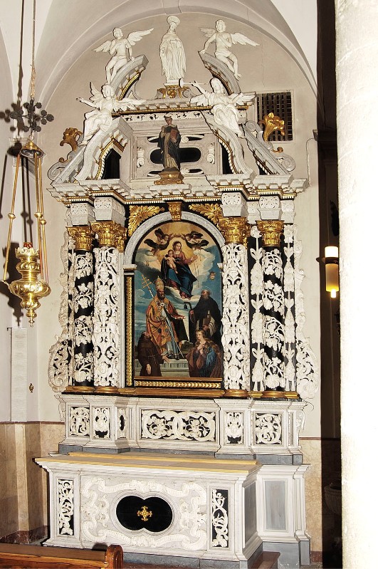 Bottega trentina terzo quarto sec. XVII, Altare del Sacro Sacro Cuore di Maria