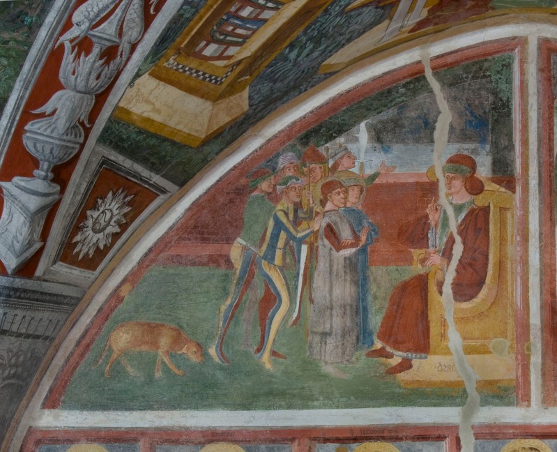 Baschenis C. (1496), S. Felice da Nola davanti al giudice