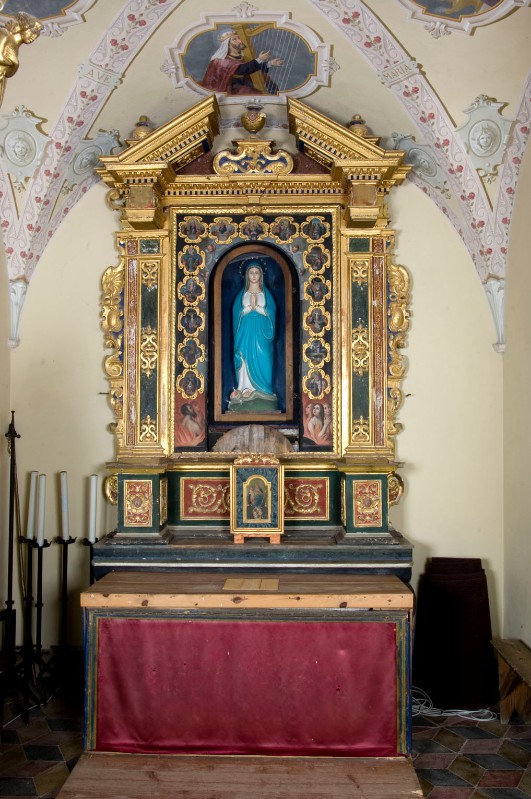 Bottega trentina (1632), Altare della Madonna del rosario