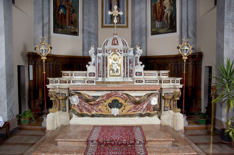 Bottega di Sartori A. G. terzo quarto sec. XVIII, Altare maggiore