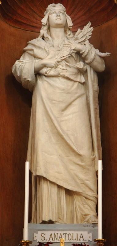 Sass A. (1894), Statua di Sant'Anatolia