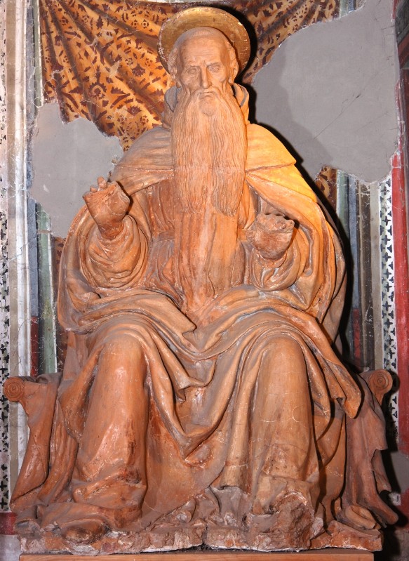 Gatti S. (1521), Sant'Antonio abate in terracotta