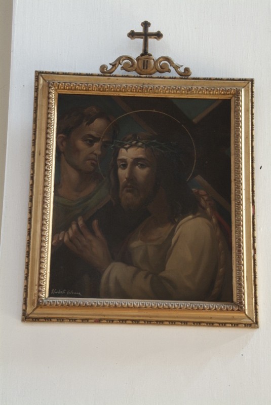 Colonna U. (1943), Via Crucis con Gesù caricato della croce
