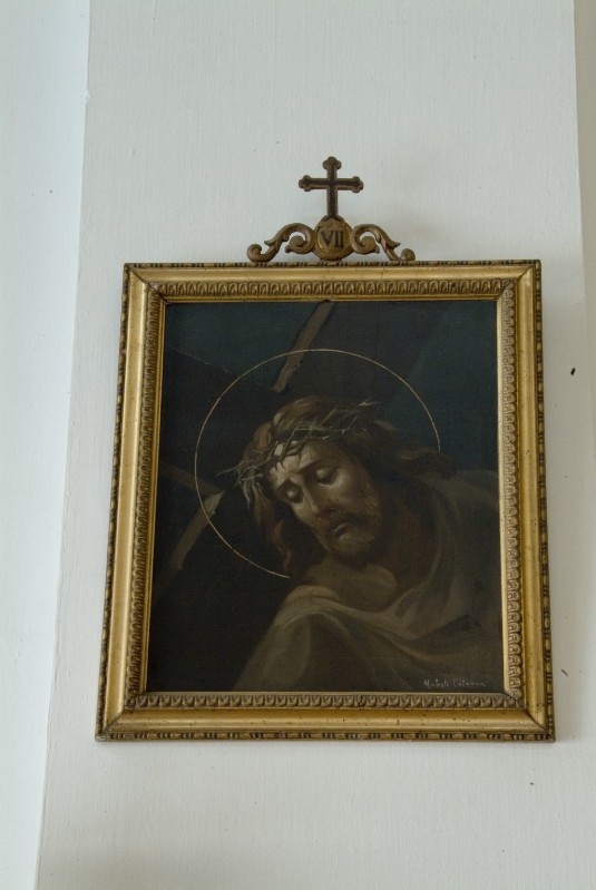 Colonna U. (1943), Via Crucis con Gesù che cade la seconda volta
