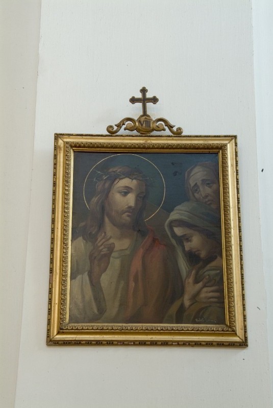 Colonna U. (1943), Via Crucis con Gesù che consola le pie donne