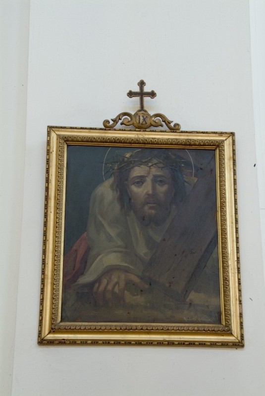 Colonna U. (1943), Via Crucis con Gesù che cade la terza volta