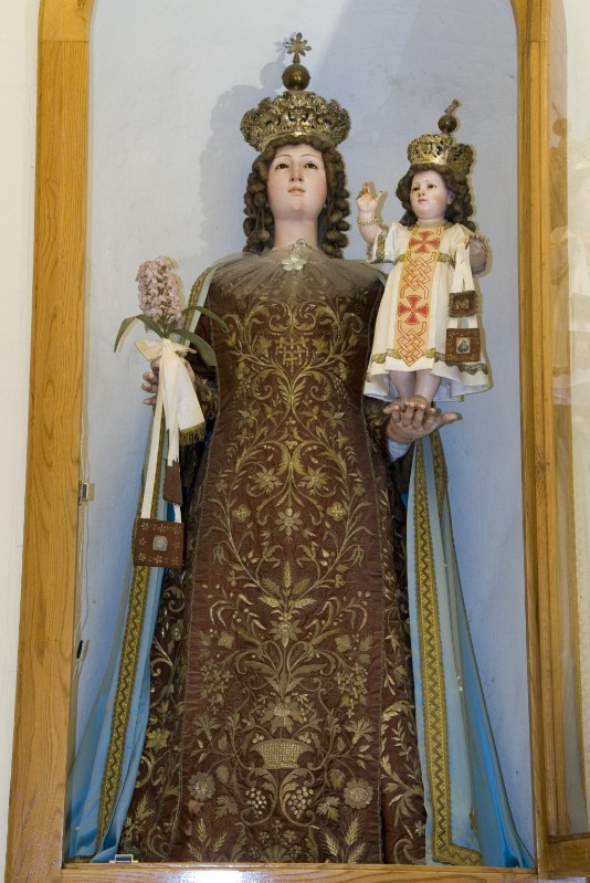 Ambito pugliese sec. XIX, Statua della Madonna del Carmelo