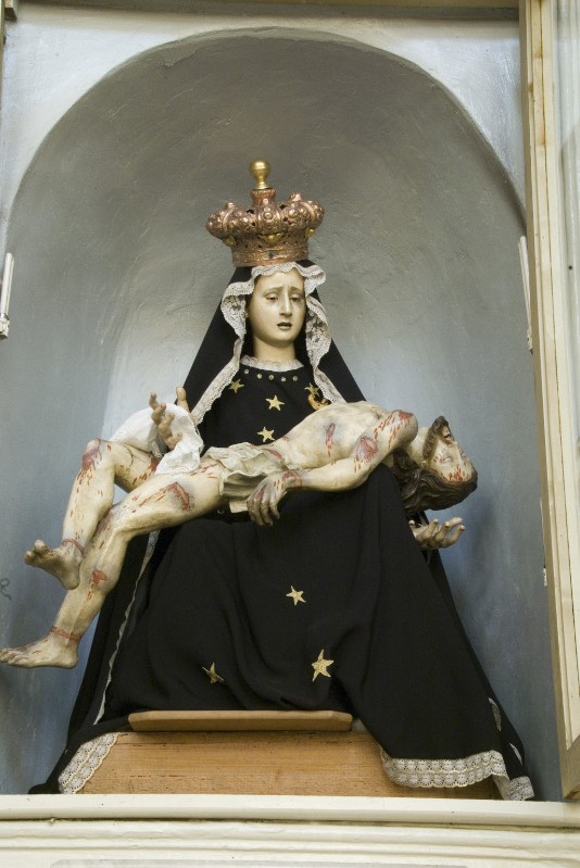 Ambito dell'Italia meridionale sec. XIX, Statua della Madonna addolorata
