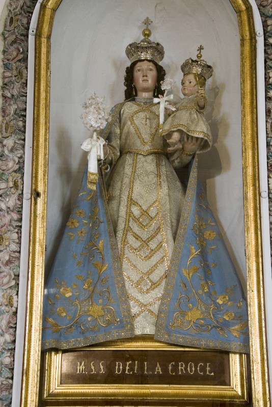 Ambito dell'Italia meridionale sec. XIX, Statua della Madonna della croce