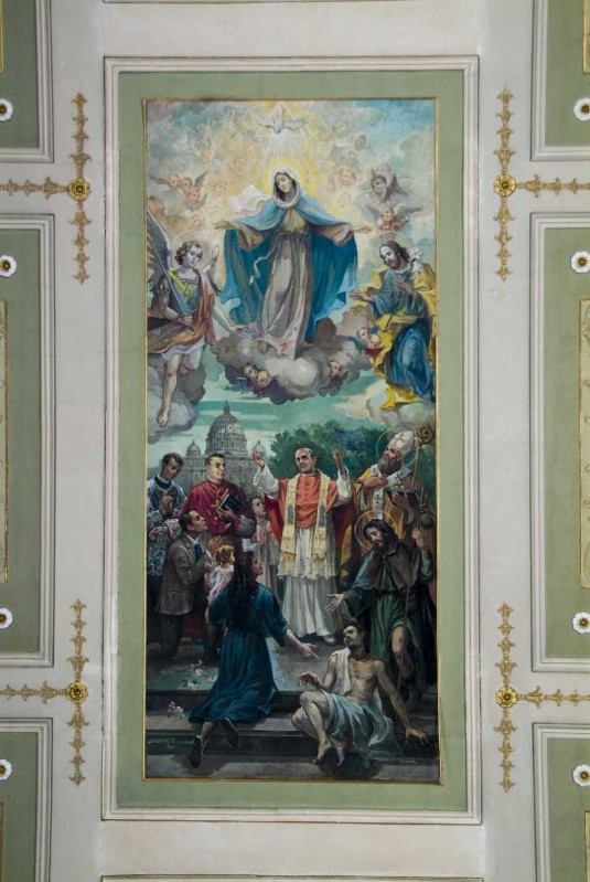 Colonna U. (1966), Dipinto murale di Mater Ecclesiae