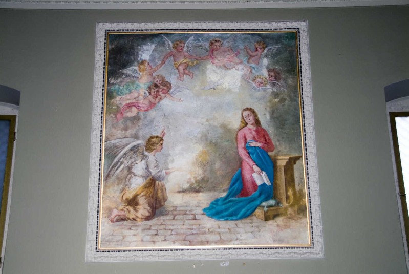Moioli E. (1955), Dipinto murale dell'Annunciazione