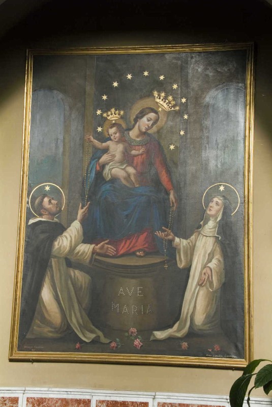 Colonna U. (1967), Dipinto della Madonna del rosario