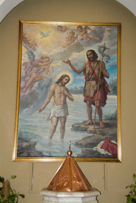 Colonna U. (1969), Dipinto del battesimo di Gesù