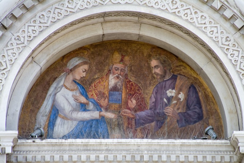 Colomma U. sec. XX, Dipinto murale del matrimonio di Maria