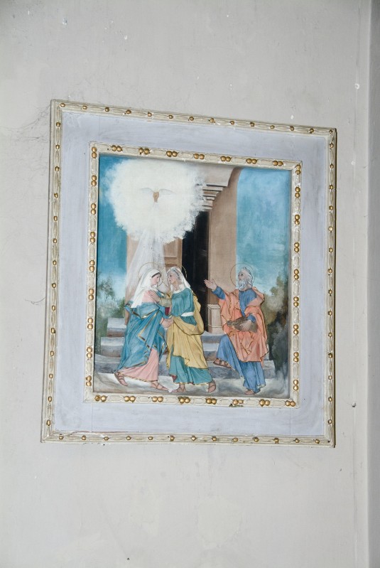 Caretta R. sec. XX, Bassorilievo con la Visitazione