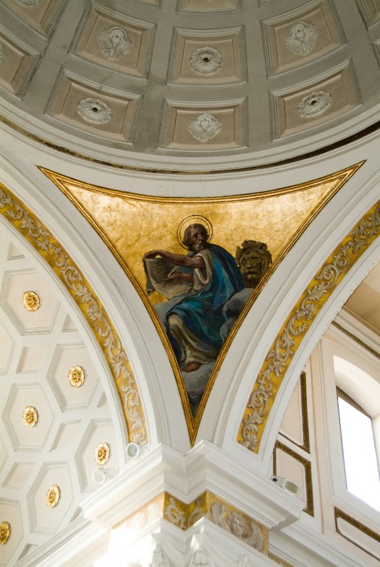 Colonna U. sec. XX, Dipinto murale di San Marco Evangelista